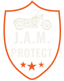 Justin Anderson Motorcycle protect badge